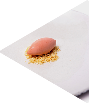 Aardbei roos sorbet